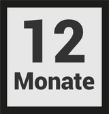 Dauerkalender DIN B0 XXL abwischbarer Wandkalender gerollt mit Marker 250 g Papier