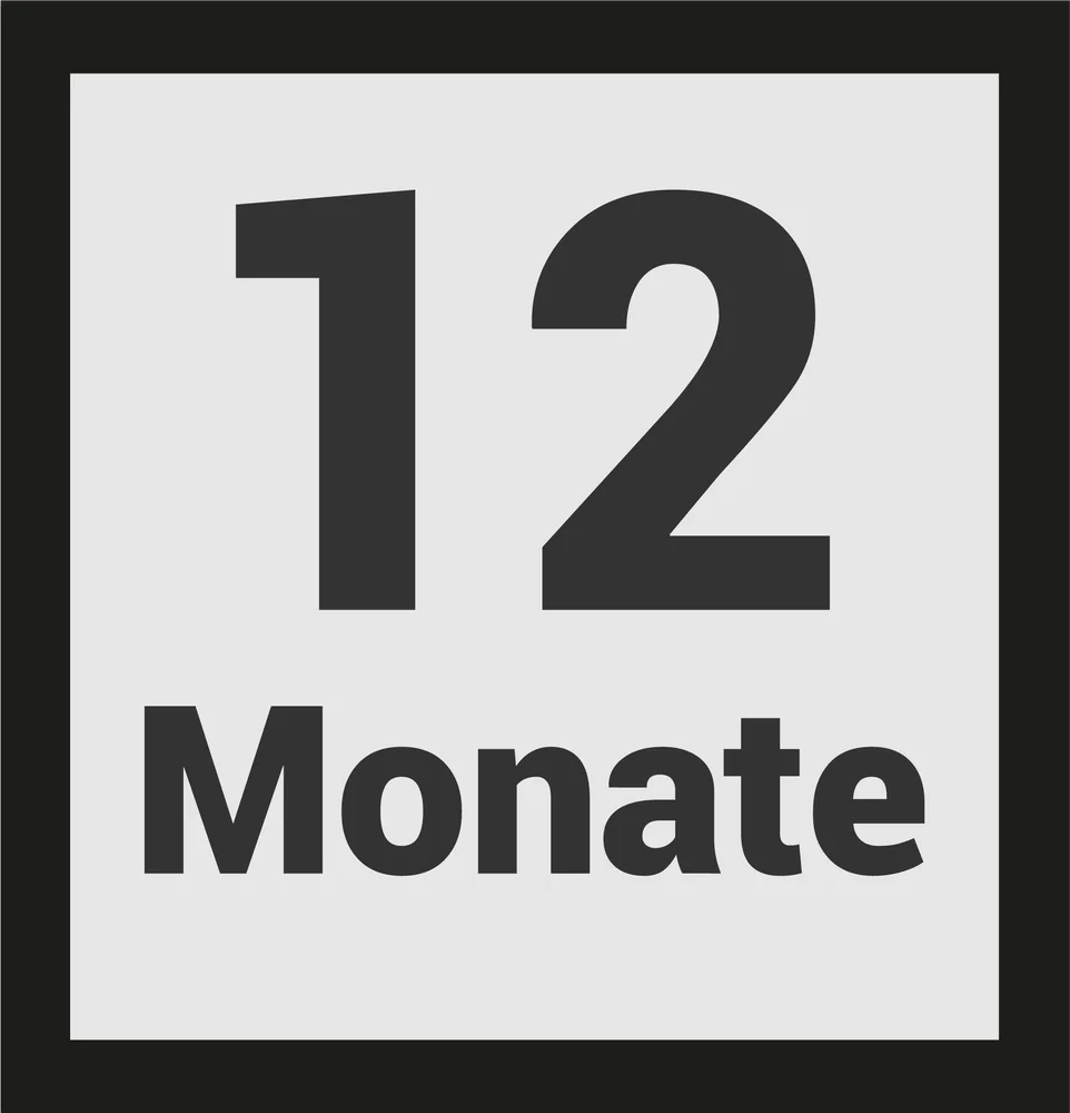 Dauerkalender DIN B0 XXL abwischbarer Wandkalender gerollt mit Marker 250 g Papier