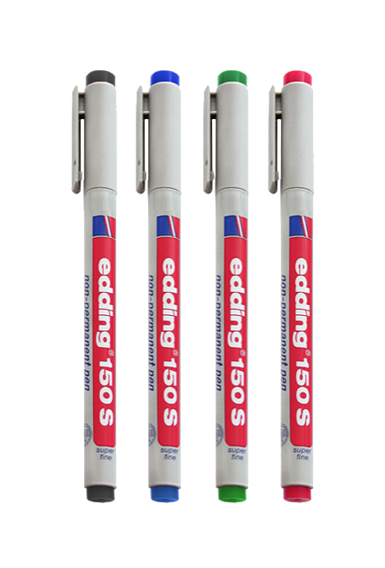 4er Stifte-Set Wandkalender non-permanent 0.3 mm