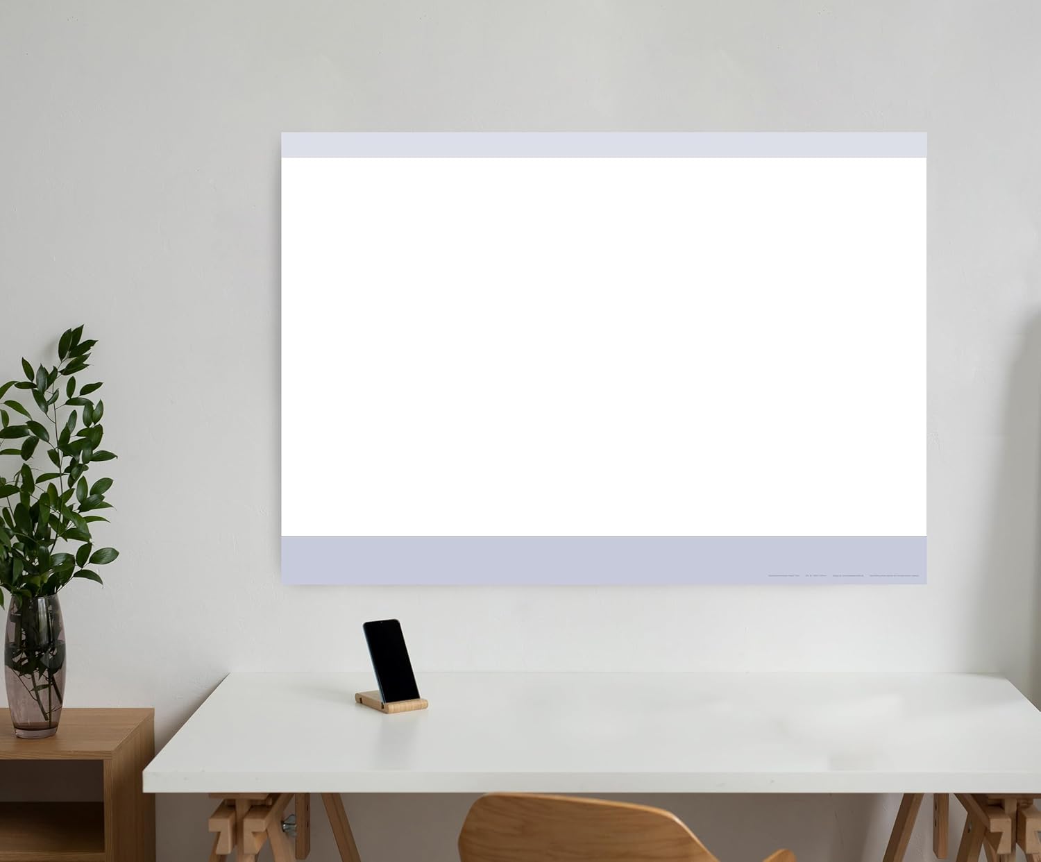 Abwischbare Papiertafel B1 mit 4er Stifte-Set