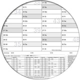 Schuljahreskalender 2025/26 A0 quer gerollt 250 g Papier