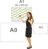 Schuljahreskalender 2026/27 A1 quer gerollt 250 g Papier