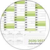 Schuljahreskalender 2026/27 A1 quer gerollt 250 g Papier