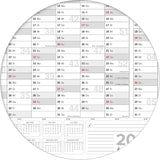 Jahreskalender 2026 B1 14 Monate gerollt 250 g Papier