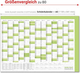Schuljahreskalender 2026/27 A1 quer gerollt 250 g Papier