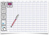 Dauerkalender A1 abwischbar gerollt mit Marker 250 g Papier