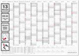 Schuljahreskalender 2026/27 A0 quer gerollt 250 g Papier