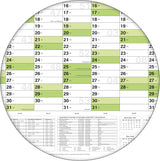 Schuljahreskalender 2026/27 A1 quer gerollt 250 g Papier
