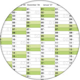 Schuljahreskalender 2026/27 A1 quer gerollt 250 g Papier