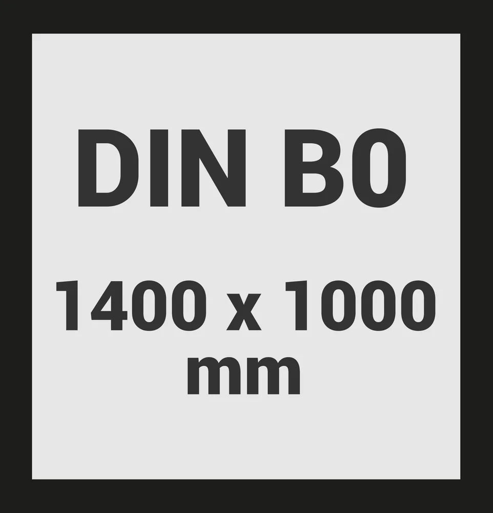 Jahreskalender deutsch 2026 B0 abwischbar gerollt 4er Marker Set