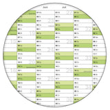 Wandkalender 2026 B0 1000 x 1414 mm grün abwischbar Terminplanung