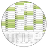 Wandkalender 2027 A3 297 x 420 mm grün gerollt Wandplaner Organisation