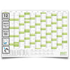 Wandkalender 2027 B1 700 x 1000 mm grün abwischbar Jahreskalender Planung
