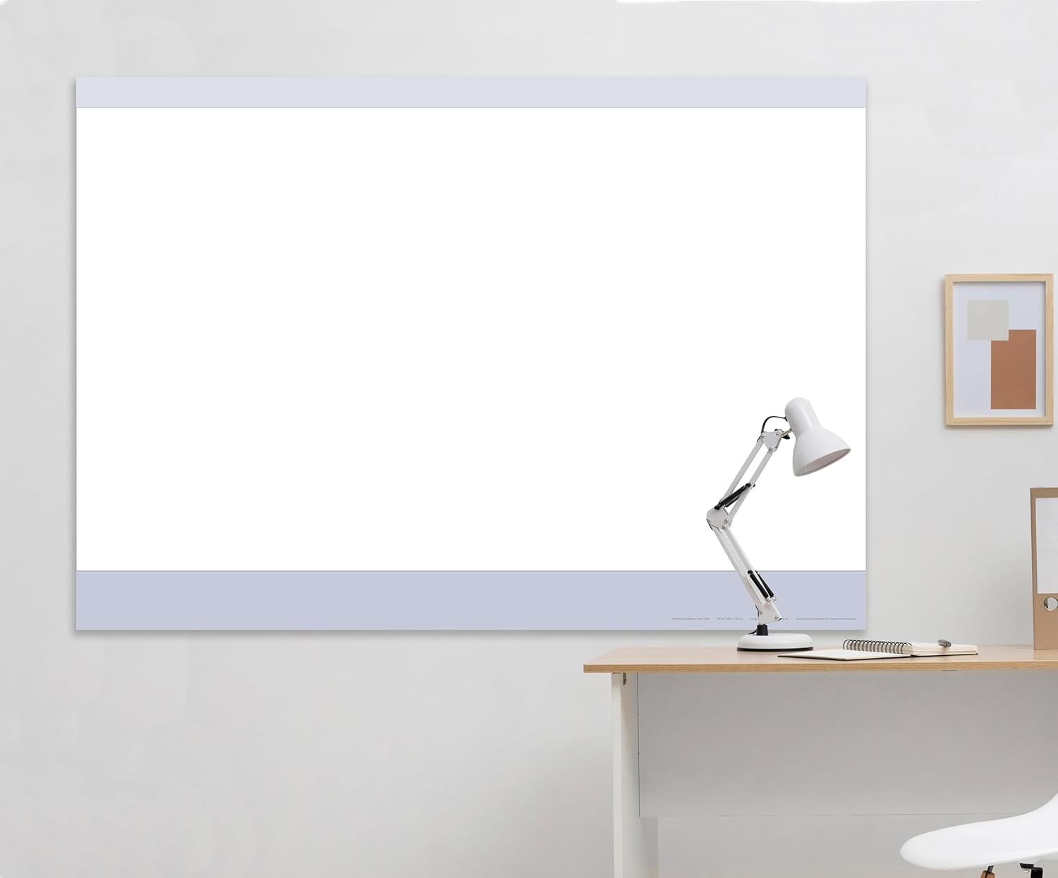 Wandkalender A2 420 x 594 mm blau grau Planungstafel Zubehör