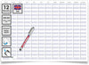 Wandkalender-B0-1000-x-1414-mm-blau-grau-englisch-Dauerkalender