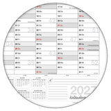 Jahreskalender 2027 B0 14 Monate gerollt 250 g Papier
