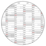 Jahreskalender 2027 B0 14 Monate gerollt 250 g Papier