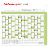 Schuljahreskalender 2026/27 A1 quer gerollt 250 g Papier