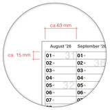 Schuljahreskalender 2026/27 A1 quer gerollt 250 g Papier