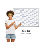 Jahreskalender 2026 B1 gefaltet 135 g Papier