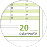 Dauerkalender B0 abwischbar gerollt mit Marker 250 g Papier