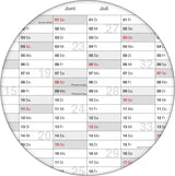 Jahreskalender 2026 A0 (2er-Pack) gefaltet 135 g Papier