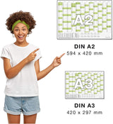 Personalplaner 2026 A2 abwischbar gerollt 250 g Papier