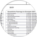 Schuljahreskalender 2025/26 A1 quer gerollt 250 g Papier