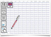 Dauerkalender englisch B0 abwischbar gerollt mit Marker 250 g Papier