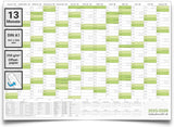 Schuljahreskalender 2025/26 A1 quer gerollt 250 g Papier