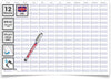 Dauerkalender A2 abwischbar gerollt mit Marker 250 g Papier