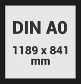 Jahreskalender deutsch 2026 A0 gefaltet 135 g Papier