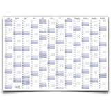 Jahreskalender 2027 B1 gefaltet 135 g Papier