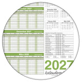Urlaubsplaner 2027/28 A2 abwischbar mit 4er Marker-Set für 8 Mitarbeiter