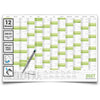 Wandkalender 2027 B1 700 x 1000 mm grün abwischbar Jahreskalender Planung
