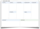 Wandkalender B0 1000 x 1414 mm blau grau Businessplan Planung