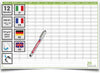 Wandkalender B1 707 x 1000 mm grün abwischbar Dauerkalender Planung
