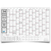 Jahreskalender 2027 A2 14 Monate gerollt 250 g Papier