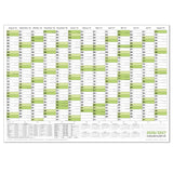 Schuljahreskalender 2026/27 A1 quer gerollt 250 g Papier