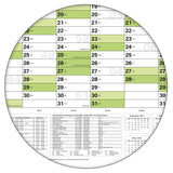 Schuljahreskalender 2026/27 A1 quer gerollt 250 g Papier