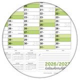 Schuljahreskalender 2026/27 A1 quer gerollt 250 g Papier
